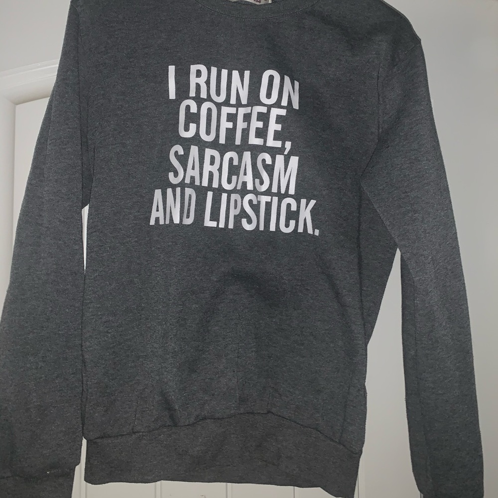 Dark grey pullover